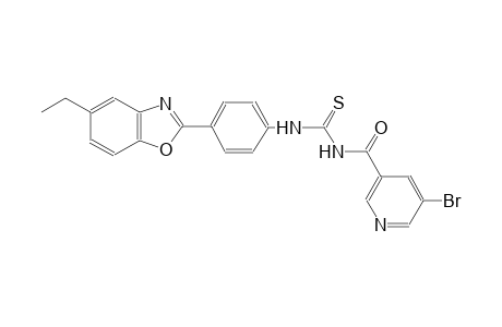 thiourea, N-[(5-bromo-3-pyridinyl)carbonyl]-N'-[4-(5-ethyl-2-benzoxazolyl)phenyl]-