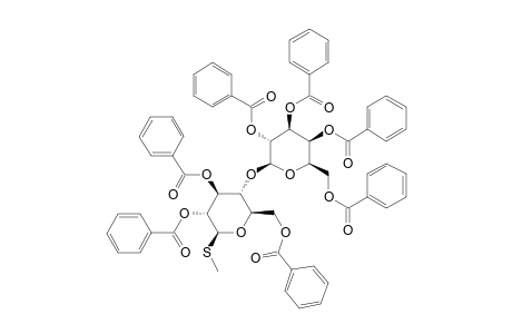 METHYL-2,3,4,6-TETRA-O-BENZOYL-BETA-D-GALACTOPYRANOSYL-(1->4)-2,3,6-TRI-O-BENZOYL-1-THIO-BETA-D-GLUCOPYRANOSIDE