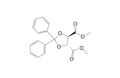 (4R,5R)-2,2-Diphenyl-4,5-dimethoxycarbonyl-1,3-dioxolane