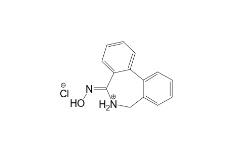 5-(N-hydroxylimino)-6,7-dihydro-5H-dibenz[c,e]azepinium hydrochloride