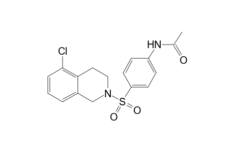 Acetamide, N-[4-(5-chloro-3,4-dihydro-1H-isoquinoline-2-sulfonyl)phenyl]-