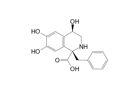 cis-and trans-4,6,7-Trihydroxy-1-benzyl-1,2,3,4-tetrahydroisoquinoline-1-carboxylic Acid