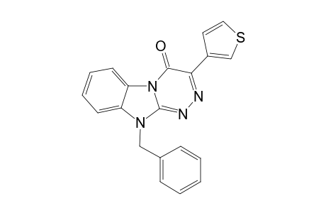 10-Benzyl-3-(thien-3'-yl)[1,2,5]triazino[4,3-a]benzimidazol-4(10H)-one