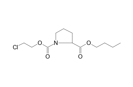 D-Proline, N-(2-chloroethoxycarbonyl)-, butyl ester