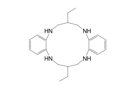 7,16-Diethyl-5,6,7,8.9.14,15,16,17,18-decahydrodibenzo[b,i][1,4,8,11]tetraazacyclotetradecine