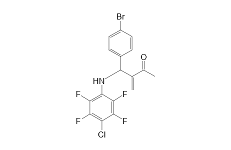 3-[(4-Bromophenyl)(4-chloro-2,3,5,6-tetrafluorophenylamino)methyl]but-3-en-2-one