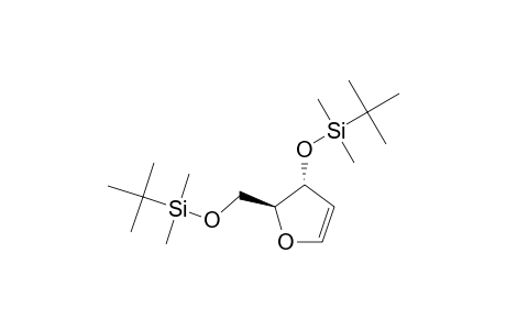 1,4-ANHYDRO-3,5-BIS-O-(TERT.-BUTYLDIMETHYLSILYL)-2-DEOXY-D-ERYTHRO-PENT-1-ENITOL