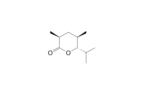 (3S,5R,6S)-3,5-dimethyl-6-propan-2-yl-2-oxanone