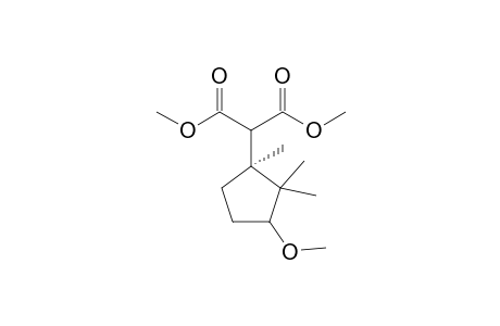 Dimethyl 2-(3-Methoxy-1.alpha.,2,2-trimethylcyclopentyl)malonate