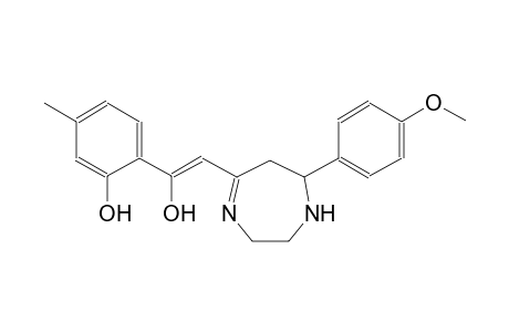 benzenemethanol, 2-hydroxy-4-methyl-alpha-[[2,3,6,7-tetrahydro-7-(4-methoxyphenyl)-1H-1,4-diazepin-5-yl]methylene]-