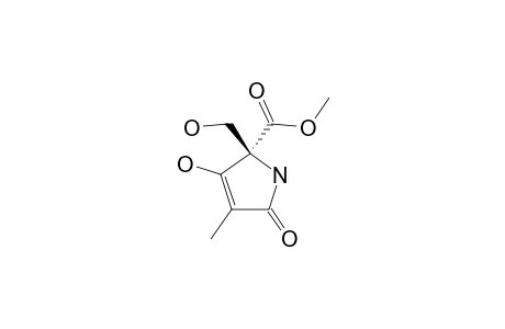(2R)-3-HYDROXY-2-HYDROXYMETHYL-2-METHOXYCARBONYL-4-METHYL-2,5-DIHYDRO-1H-PYRROL-5-ONE
