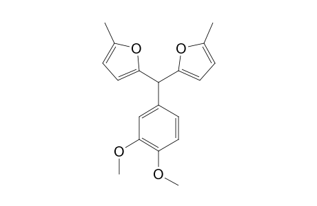3,4-DIMETHOXYPHENYL-BIS-(5-METHYL-2-FURYL)-METHANE