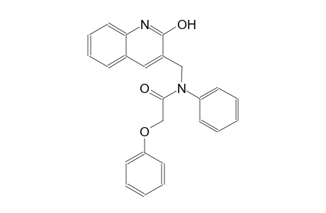 N-[(2-hydroxy-3-quinolinyl)methyl]-2-phenoxy-N-phenylacetamide