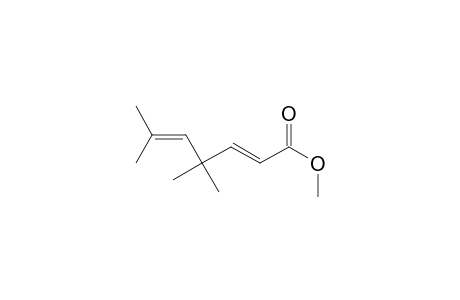 2,5-Heptadienoic acid, 4,4,6-trimethyl-, methyl ester, (E)-