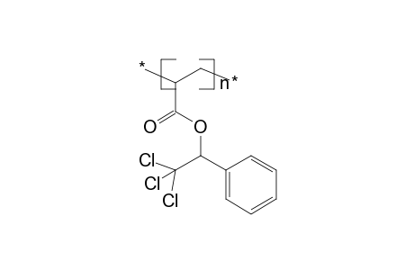 Poly(1-phenyl-2,2,2-trichloroethyl acrylate)