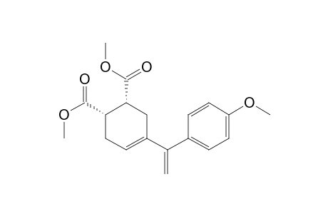 4-Cyclohexene-1,2-dicarboxylic acid, 4-[1-(4-methoxyphenyl)ethenyl]-, dimethyl ester, cis-