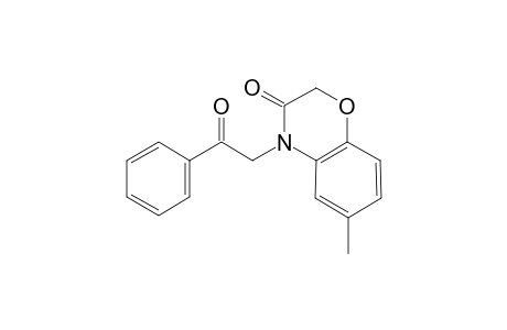 6-Methyl-4-(2-oxo-2-phenylethyl)-2H-1,4-benzoxazin-3(4H)-one