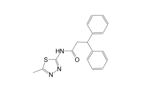N-(5-methyl-1,3,4-thiadiazol-2-yl)-3,3-diphenylpropanamide