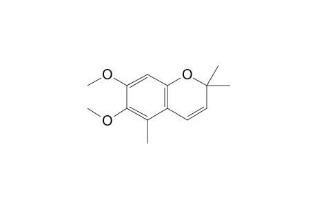 6,7-Dimethoxy-2,2,5-trimethyl-2H-chromene