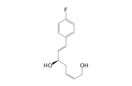 (2Z,5R,6E)-7-(4-Fluorophenyl)hepta-2,6-diene-1,5-diol
