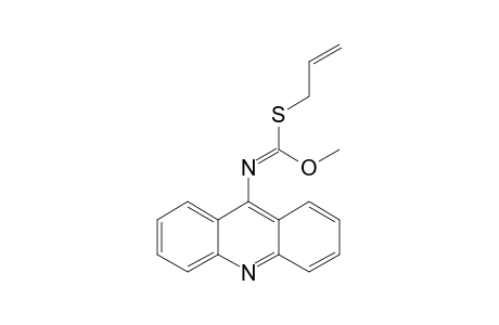 S-ALLYL-O-METHYL-N-(ACRIDIN-9-YL)-IMINOTHIOCARBONATE