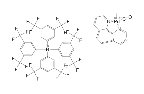 (1,10-PHENANTHROLINE)PD(ME)((13)CO)+((CF3)2C6H3)4B-