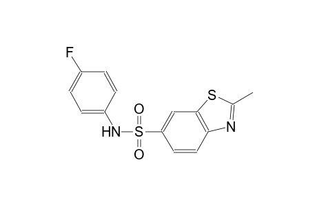 N-(4-fluorophenyl)-2-methyl-1,3-benzothiazole-6-sulfonamide