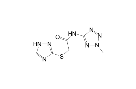 N-(2-methyl-2H-tetraazol-5-yl)-2-(1H-1,2,4-triazol-3-ylsulfanyl)acetamide