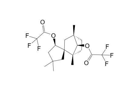 rel-(1R,2R,2'S,4S,7R)-Trifluoroacetic acid 2'-trifluoroacetoxy-1,4,4',4'-tetramethylspiro{bicyclo[2.2.1]heptan-2,1'-cyclopentan}-7-yl ester