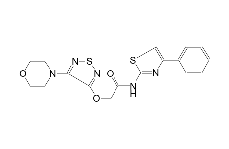acetamide, 2-[[4-(4-morpholinyl)-1,2,5-thiadiazol-3-yl]oxy]-N-(4-phenyl-2-thiazolyl)-