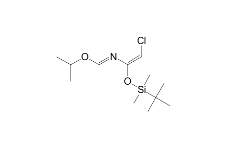 4-Chloro-1-isopropoxy-3-t-butyldimethylsiloxy-2-aza-1,3-butadiene