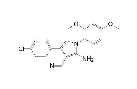 1H-pyrrole-3-carbonitrile, 2-amino-4-(4-chlorophenyl)-1-(2,4-dimethoxyphenyl)-