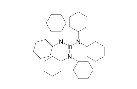 Tris(dicyclohexylamino)indium