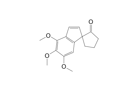 4',5',6'-trimethoxyspiro[cyclopentane-1,1'-inden]-2-one