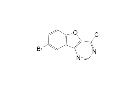 benzofuro[3,2-d]pyrimidine, 8-bromo-4-chloro-