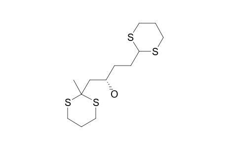 (S)-1,1,6,6-BIS-(TRIMETHYLENEDITHIO)-HEPTAN-4-OL