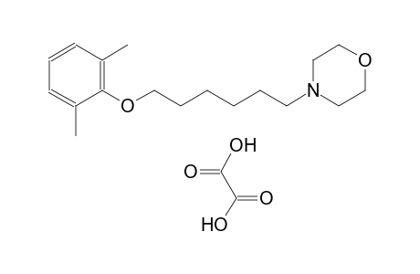 4-[6-(2,6-dimethylphenoxy)hexyl]morpholine oxalate