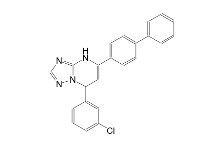 5-[1,1'-biphenyl]-4-yl-7-(3-chlorophenyl)-4,7-dihydro[1,2,4]triazolo[1,5-a]pyrimidine