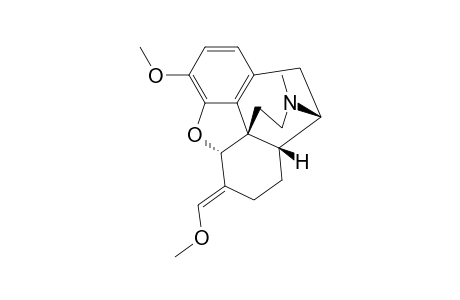 (E)-6-(METHOXYMETHYLIDENE)-7,8-DIHYDRO-6-DEOXYCODEINE