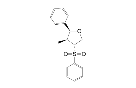 4-PHENYLSULFONYL-3-METHYL-2-PHENYLTETRAHYDROFURAN