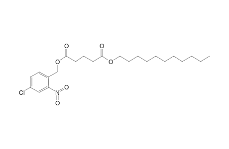 Glutaric acid, 2-nitro-4-chlorobenzyl undecyl ester