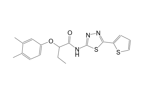 2-(3,4-dimethylphenoxy)-N-[5-(2-thienyl)-1,3,4-thiadiazol-2-yl]butanamide