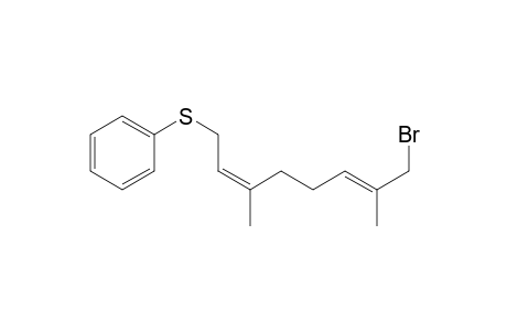 8-Bromo-1-(phenylthio)-3,7-dimethyl-2,6-octadiene