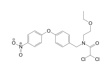 Acetamide, 2,2-dichloro-N-(2-ethoxyethyl)-N-[p-(p-nitrophenoxy)benzyl]-