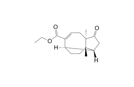 (4.beta.,8.alpha.)-1.alpha.-Methyl-5.beta.-methyl-9-(carboethoxy)tricyclo-[6.3.0.0]undec-9-en-2-one
