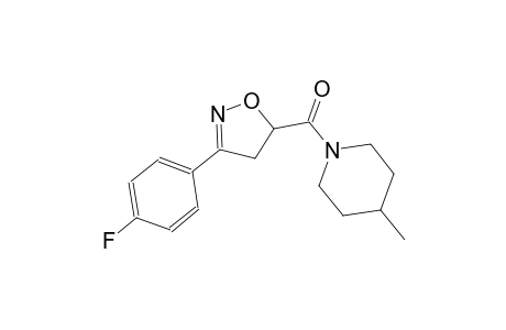 1-{[3-(4-fluorophenyl)-4,5-dihydro-5-isoxazolyl]carbonyl}-4-methylpiperidine