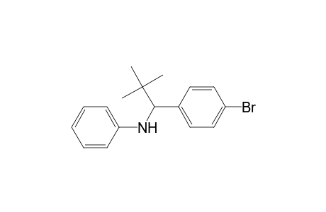 N-[1-(4-bromophenyl)-2,2-dimethyl-propyl]aniline