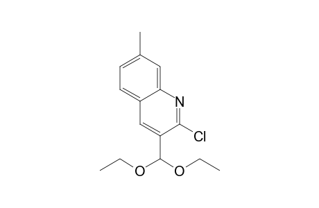 2-Chloro-3-diethoxymethyl-7-methylquinoline