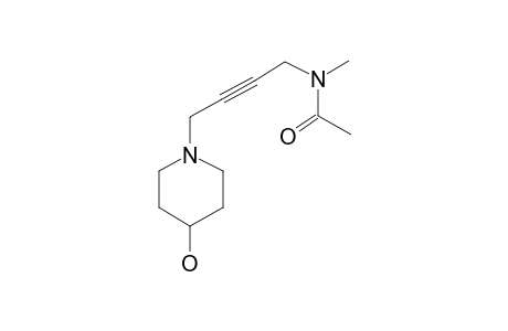 Acetamide, N-methyl-N-[4-[4-hydroxy-1-hexahydropyridyl]-2-butynyl]-