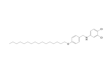 N-(3,4-dichlorophenyl)-p-(hexadecyloxy)benzylamine